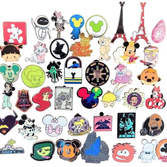 Pick Size From 10 Disney Pins Assorted Park Trading Pin Lot New No Duplicates - Picture 1 of 1